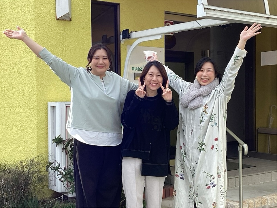 株式会社さんきゅー社屋イラスト